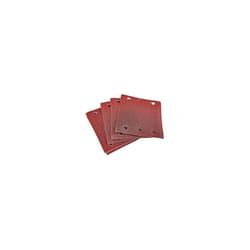 Amtech V4050 P120 Hook and Loop Square Sheets 10 Piece Set, 110mm x 100mm Sanding Paper, 240 V, Clear, 110 x 100mm