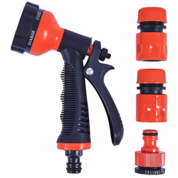 Garden Spray Gun Set 5ps Water Hose Nozzle Watering Set  Amtech U2125
