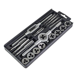 TAP AND DIE SET 20PC WRENCH METRIC CUTS M3-M12 BOLTS ENGINEERS KIT S1256