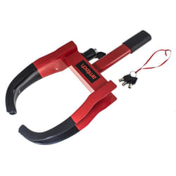 ALLOY WHEEL CLAMP LOCK VAN CAR CARAVAN TRAILER BIKE SECURITY LOCK 2 KEYS J0505