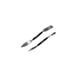 G1855 Leaf and Square Profiling Tool Set, Triangular and Square Blades, Plasterers Trowel, Small Tool, Double-Ended 2-Piece