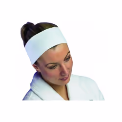 Hive Of Beauty Salon Essentials Fixing Towelling Headband - White