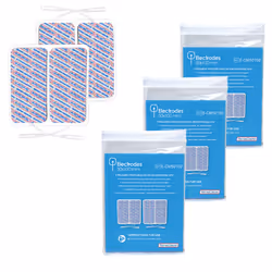 Electrode Pads 50x100mm (3 Packs of 4)