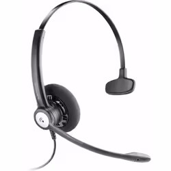 POLY Entera HW111N-USB, Wired, Office/Call center, Headset, Black