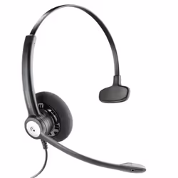 POLY Entera HW111N QD, Wired, Office/Call center, Headset, Black