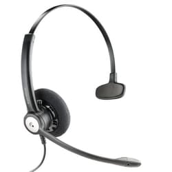 POLY Entera HW111N QD Headset Wired Head-band Office/Call center Black