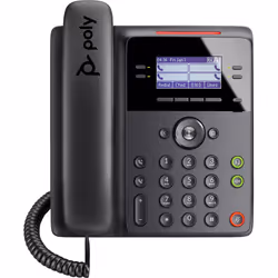CALL WITH CONFIDENCE STYLISH. RELIABLE DESK PHONES WITH UNREAL AUDIO QUALITY Sleek design meets Poly pro-grade audio at a sho ...