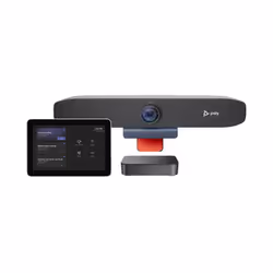 POLY FOCUS ROOM KIT P15, UK, Group video conferencing system, 4K Ultra HD, Black
