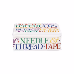 Emma Bridgewater - Rainbow Toast - Deep Rectangular Tin 195 x 154 x 75mm