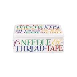 Emma Bridgewater - Rainbow Toast - Deep Rectangular Tin 195 x 154 x 75mm