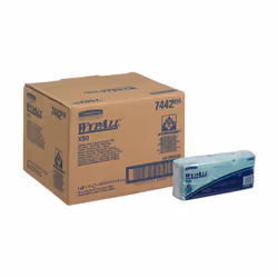 X50 Colour Coded Cleaning Cloths 7442 - Green Wiping Cloths - 6 Packs x 50 Interfolded Colour Coded Cloths (300 total)