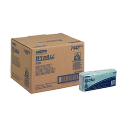 X50 Colour Coded Cleaning Cloths 7442 - Green Wiping Cloths - 6 Packs x 50 Interfolded Colour Coded Cloths (300 total)