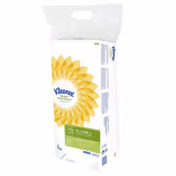 Kleenex Ultra Folded Hand Towels, Paper Towels with Airflex * Absorption Technology, 2-Ply, 5 x 124 Sheets of Paper, White, 7 ...