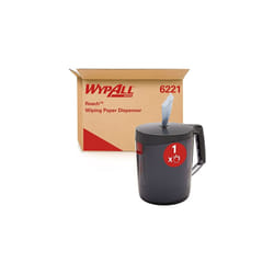 WypAll 6221 paper towel dispenser Roll paper towel dispenser Black