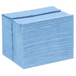 X80 Power Clean Blue Cleaning Cloths 8294 - Reusable Cloths - 1 BRAG Box x 160 Blue Absorbent Cloths