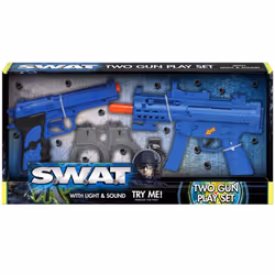 Swat 2 Gun Playset With Light & Sound