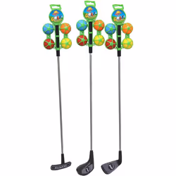 Golf Club With Metal Shaft & 4 Balls
