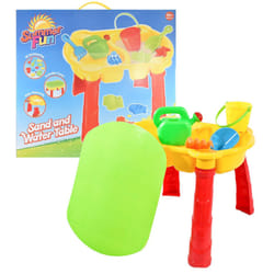 KandyToys Sand and Water Table with Lid and Accessories Kids Sandpit