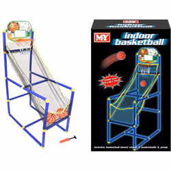 M.Y Portable Indoor/Outdoor Basketball Stand, Net, Hoop, Backboard