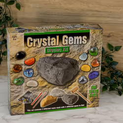 Gems Digging Mining Excavation Kit Dig Out Your Own Rock Gemstones Set