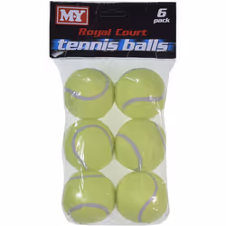 M.Y Royal Court Pack of 6 Tennis Balls