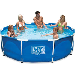 M.Y Splash 10ft x 30in Metal Frame Swimming Pool 10ft Swimming Pool