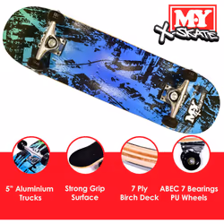 M.Y X-Skate Inner City Complete Skateboard 31"