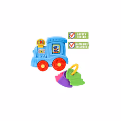 Toy Train and Teething Keys Play Set | Baby Toddler Toys | Ages 6 Months +
