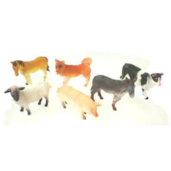 Pack of 6 Farm Animals