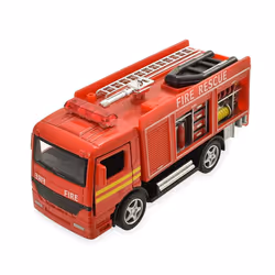 Die Cast Pull Back Fire Engine