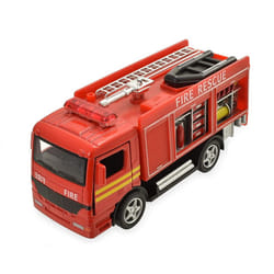 Die Cast Pull Back Fire Engine