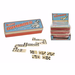SupeRetro 28 Dominoes in Tin Gift Set