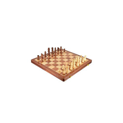 Premium 15" Wooden Magnetic Chess Set | Traditional Chess Board Game with Draughts for Kids & Adults