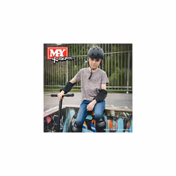X-Skate Small Black Adjustable Junior Skate Helmet For BMX Cycling Scooter Skateboarding