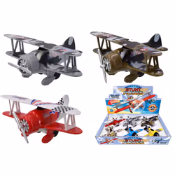 Die Cast Classic Wing Plane (Colours Vary)