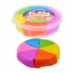Rainbow Fluffy Putty