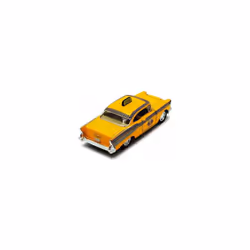 Kinsmart Chevrolet Bel Air New York Yellow Taxi Cab Diecast Car 1/40
