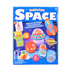 Mould & Paint Space Childrens Make your own Space Toys