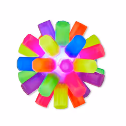 LED Light Up Spikey Digit Ball Bouncy Fidget Toy