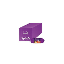 Spike's | Hedgehog Food, Meaty Feast Sausage | 70% Fresh Chicken & Pork | Wheat & Gluten Free with 100% Natural Ingredients | Made in the UK (21 x
