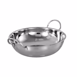 Buckingham Balti Dishes Set of 6 Stainless Steel Indian Style 15 cm