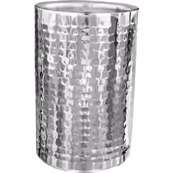 Buckingham Wine Bottle Cooler Double Wall Champagne Chiller Stainless Steel Utensils - Hammered Effect