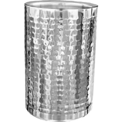 Buckingham Wine Bottle Cooler Double Wall Champagne Chiller Stainless Steel Utensils - Hammered Effect