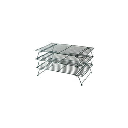 Buckingham 3 Tier Cooling Rack Stackable Non-Stick for Cakes Biscuits & Pastries