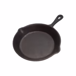 Buckingham Pre-Seasoned Premium Cast Iron Skillet Frying Pan for Healthy Low-Fat Cooking Suitable for All Hobs & Ovens - 20 Cm
