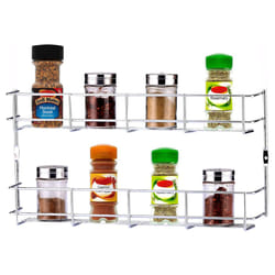 Buckingham Tier Premium Spice & Herb Rack for Kitchen Storage Holds up to 16 Jars Organiser - 2 Tier