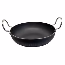 Buckingham Karahi Wok Traditional Iron Authentic Hand Hammered Design Versatile Cooking Tool - 33 Cm