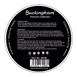 Buckingham Iron Frying & Saute Pan Perfect for Frying 21cm