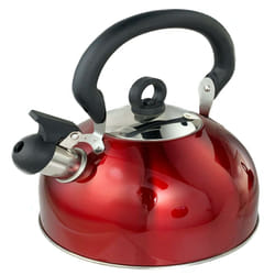 Buckingham Camping Whistling Kettle 2.5 L Met Red