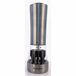 Buckingham Electric Salt and Pepper Premium Grinder Dual 2 in 1 Battery Operated with Adjustable Ceramic Grinders Stainless Steel